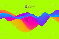 具有动态效果的抽象背景。未来的技术风格。运动矢量插图。