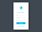 minimal sign-up page using mobile number / e-mail.