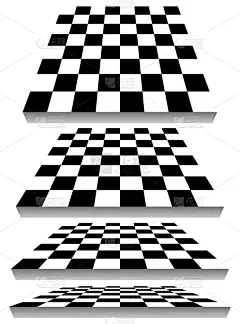 棋盘,格子图案,形状,黑板,白色,分离着色,创造力,多样,布置,手术