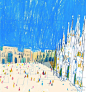 ins：Victoria Semykina

画家自述：“在画画之余，我喜欢观察人们，旅行，和骑我的旧自行车，它有一个篮子，很好地收集了我的拼贴画素材。

我最喜欢的是在我的插图中尝试新技术，做拼贴等。所以，我时常在咖啡馆里收集旧信件、明信片、门票和纸巾，在家里我有四个装满这些东西的箱子。所以当我开始做 ​​​​...展开全文c