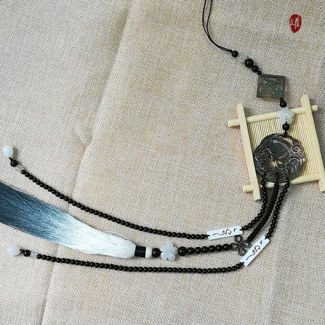 古风玉佩古典流苏腰佩汉服cos配饰襦裙禁...
