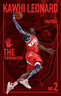#NBA#伦纳德插画海报