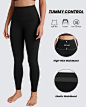 QUEENIEKE Women Yoga Leggings High Waist Running Pants Workout Tights Size XS Color Black at Amazon Women’s Clothing store
