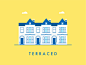 Second type is TERRACED!
have a look at the others types of houses:
https://dribbble.com/shots/4141727-Types-of-houses