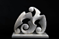Disgiunto Barocco, 2011 - Marmo bianco Statuario, cm 37x42x16