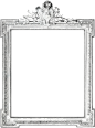 欧式复古贵族相框边框花纹金色古典画框油画框PNG图片装饰PS素材
