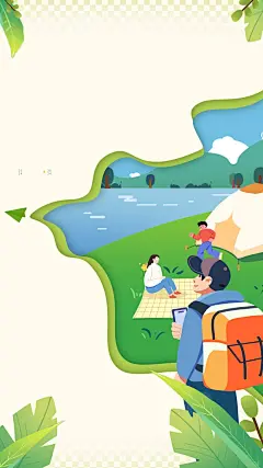 露营⛺️团建手绘风海报素材合集分享_6_月半艺术家_来自小红书网页版