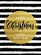 474号金色典雅黑底大气时尚圣诞节卡片海报背景矢量文件设计素材-淘宝网