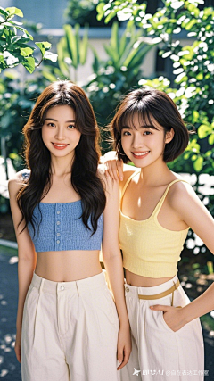 Todaysyy采集到母女姐妹模特