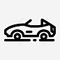 敞篷车汽车时尚 标志 UI图标 设计图片 免费下载 页面网页 平面电商 创意素材