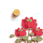 节日素材 png 荷花 中秋节