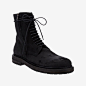 Fancy - Scamosciato Ingrassato Boots by Ann Demeulemeester
