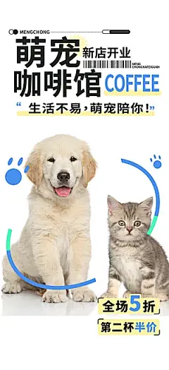 文明养犬宣传宠物店海报