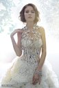 Luxurious Crystal Wedding Dresses :  