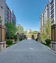 金盘网-时代楼盘采集到景观设计——北京保利海德公园