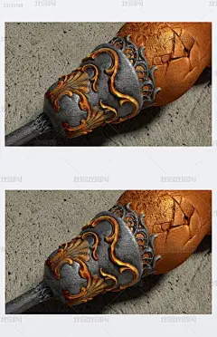 3D模型冰镐古董