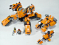 Orange Lego Robot Unit