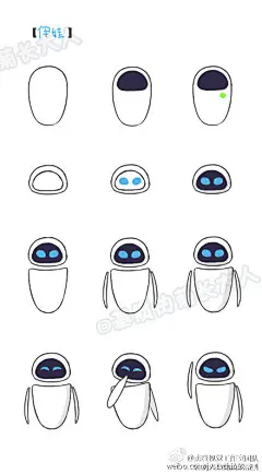 #轻松创作# 几部教你简单画出卡通人物简笔画，赶紧get吧！