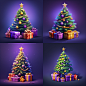 d463_small_christmas_tree_with_presents_and_gifts_on_purple_bac_09edbf42-c7b3-4eac-98f2-5704a7275d7a