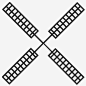 风车叶片十字研磨机图标_88ICON https://88icon.com 风车叶片 十字 研磨机