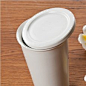 微品初客 创意设计环保亚光陶瓷杯杯盖 两用 马克杯 陶瓷杯 盖子