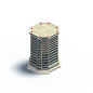 C4d建筑3D立体模型