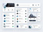 Cards uikit dashboard ui
