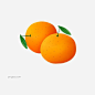 卡通手绘两个橘子PNG搜索网 - 精选免抠素材_透明PNG图片分享下载_pngss.com