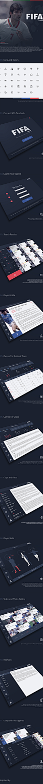 FIFA Legend : The purpose of the application FIFA Legend is not only to show facts and statistics of the football player's career in one place but also events in his personal life that helped him to become a legend.