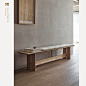 Karimoku日式北欧简约设计实木原木客厅入户玄关换鞋矮凳座凳长凳