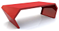 Pac Bench (Red) modern bedroom benches