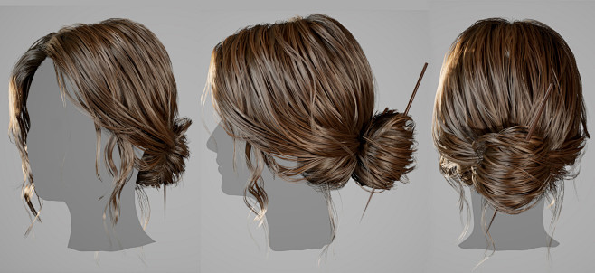 Real-time Hair Study...