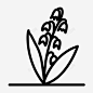 山谷百合花花园图标 标识 标志 UI图标 设计图片 免费下载 页面网页 平面电商 创意素材
