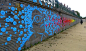 Check out this colourful street art installation composed of 30,000 origami (folded paper) pieces created by French artist Mademoiselle Maurice with the help of hundreds of volunteers.