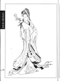 工笔画线描人物画谱（仕女篇）