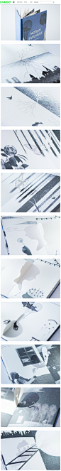 Motion Silhouette画册书籍设计// Megumi Kajiw 设计圈 展示 设计时代网-Powered by thinkdo3 #设计#