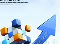 创意魔方箭头商务海报矢量素材-4#采集大赛#