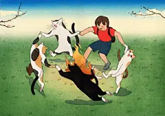                                                         #Ooh Art Saturday# 今期介绍的@啊湿Jo Jo Zixuan Zhou，毕业于纽约视觉艺术学院的插画本科，在上海做着自由职业的插画。啊湿Jo 的表达简洁明快，线条干净利落，画面呈现一种平静的和谐美感。但是当你认真品读，却可以看到许多美丽的细节在不经意间闪闪发光。她就像是一个安静的生活记录者，将瞬间定 ​​​​...展开全文c                           