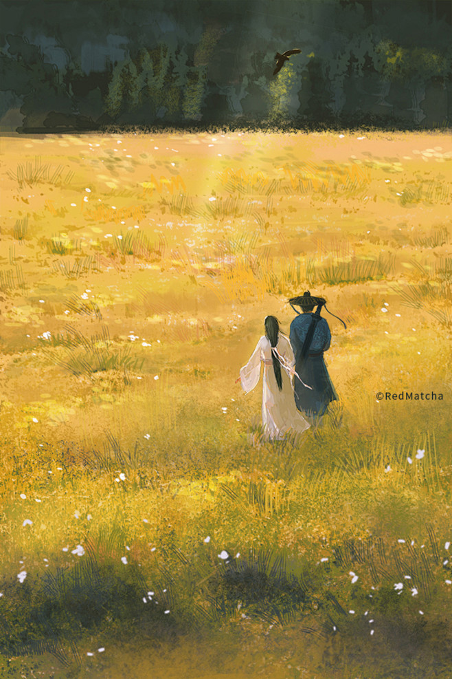 七月流火_RedMatcha__插画师作...