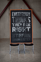 23 Weekly Chalkboard Quotes on Behance