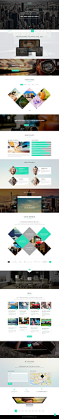 Cuvey | Multi-Purpose Parallax PSD Landing Page