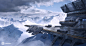 Trials Fusion - Arctic Station, Juhani Jokinen : Concept art for the arctic area in Trials Fusion