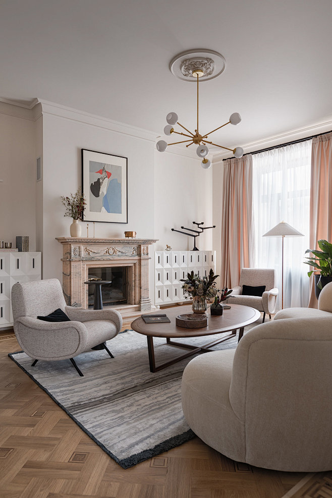 112㎡老宅改造充满活力的中世纪风格室内设计拓者设计吧