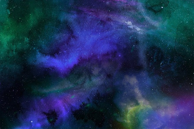 时尚高端绚丽的星空宇宙背景底纹纹理集合 ...