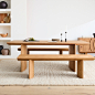 Lodge Legs Dining Table (84"–94") | West Elm
