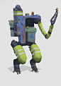 Robots/Synths, Edward Delandre : Personal work/project
Quick paintings done every day