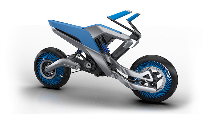 概念电动车rev电动摩托车