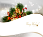 Christmas decoration background 02 vector Free Vector / 4Vector