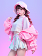 qiuling6689_Realistic_3d_cartoon_style_rendering_chinese_gril___f708d2d4-0420-4352-b789-f067d6deae38