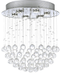 Modern Raindrop Chandelier With Crystals traditional-chandeliers